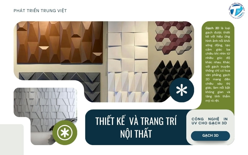 Công Nghệ In UV Cho Gạch 3D – Bí Quyết Tạo Nên Sản Phẩm Độc Đáo